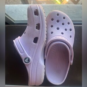 lilac crocs